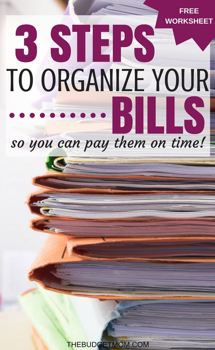 Organizing your paper and finances at home is important. Download the free bill organizing printable so you can start making your payments on time.