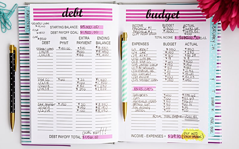 Today, I'm sharing an in-depth, step-by-step guide on how I use the all-new 2017 Live Rich Planner. I show you how to track your expenses, use the budget sheet, and how to keep track of your savings, and how you can keep track of your debt payoff.