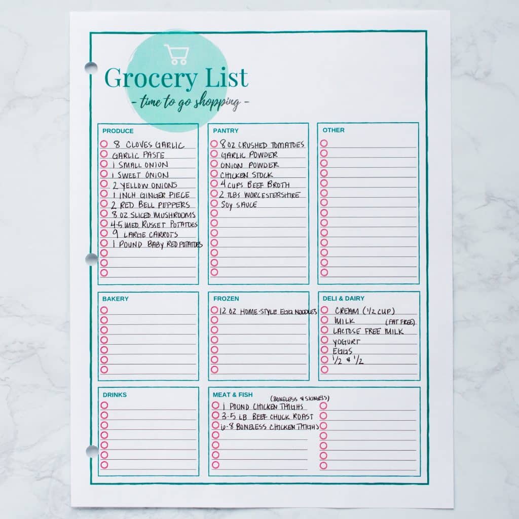A simple meal planning solution I'm using to tackle my food budget problems. If eating out is killing your grocery budget, it's time to create a plan with the TBM Meal Planning Workbook!