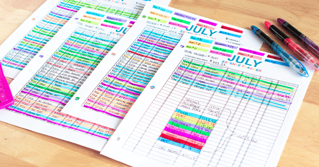 Create a Visual Method to Track Spending - The Budget Mom