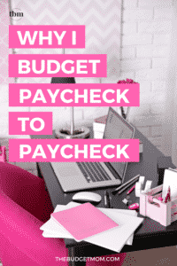 Welcome to my world! I am a paycheck to paycheck budgeter. I am a true believer in zero-based budgeting. In fact, I believe it is one of the main reasons I was able to take control of my financial beast. If most or all of your income is entirely focused on your paychecks, shouldn’t your expenses also be focused on your paychecks too? Click to read about why I budget paycheck to paycheck.