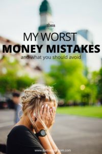 These are some of the worst money mistakes I have ever made. They had huge consequences but taught me valuable lessons. Click to read about these money drainers you need to avoid.
