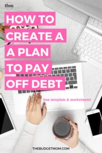 If you are overloaded with debt, trying to figure out the best way to pay it off can seem overwhelming. If you don't even know where to begin to start eliminating your debt, don't miss this step-by-step guide on how to create a plan to pay it off.