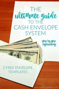FREE amazing cash envelope templates! This is an awesome guide to the cash envelope system. This post answers the most important questions on the cash envelope method and gives you step by step instructions on how to create it! LOVE IT!