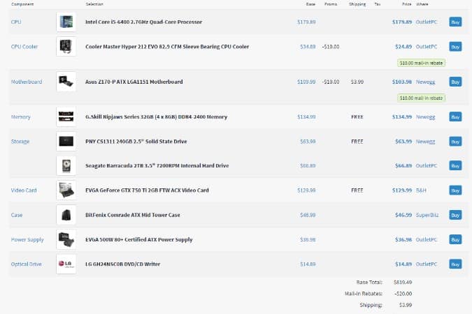 How I Got a $2,500 Custom Computer for under $800 | The Budget Mom