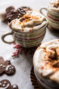 Gingerbread Latte with Salted Caramel Sugar