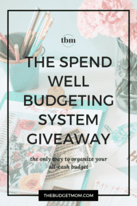 The Spend Well Budget Binder Giveaway! Start your month out right with a more organized budget, less stress, and more money saved!