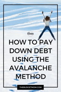 Pay your debt off in the shortest amount of time with the debt avalanche method. Click to read how it can also save you the most money on interest!