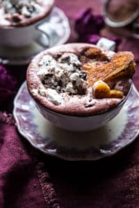 Superfood Hot Chocolate with Honey Caramelized Brioche
