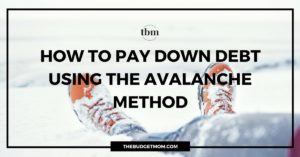 Pay your debt off in the shortest amount of time with the debt avalanche method. Click to read how it can also save you the most money on interest!