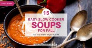 Let your slow cooker do all the work and enjoy a warm cup of soup with these easy recipes. Perfectly cooked for the cooler Fall weather!