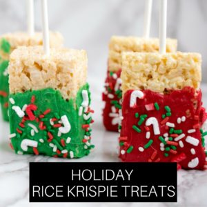 Holiday Rice Krispie Treats