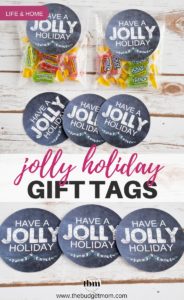 Wish your friends and loved ones a merry Christmas and happy New Year with these Simple Printable Holiday Gift Tags.