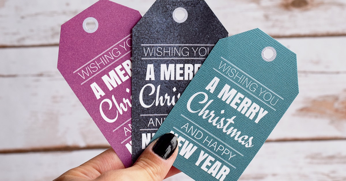 Printable Simple Christmas Gift Tags