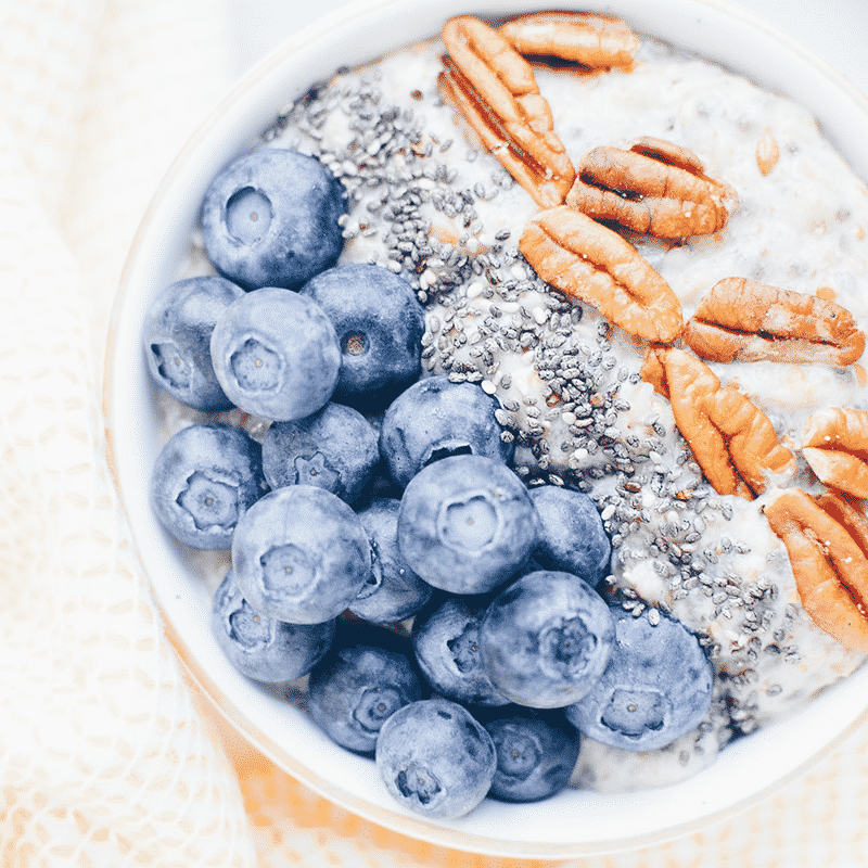 A spin on the usual boring oatmeal. This Instant Pot power meal is filled with vitamins, minerals, fiber, protein, and antioxidants. Start your day off right with chia seeds, berries, and steel cut oats.