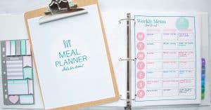An 11-page meal planning workbook designed to help you succeed with your food budget!