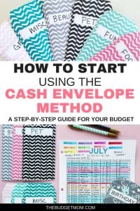 Are you wanting to get started with the cash envelope method, but don't know how to start? Here is a detailed step-b-step guide that shows you how to move away from the debit card and into cash spending with your budget!