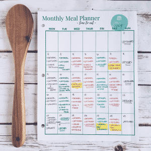 July Monthly Meal Plan Feature