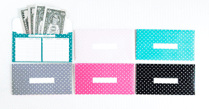 Polka Dot Cash Envelopes for your Budget