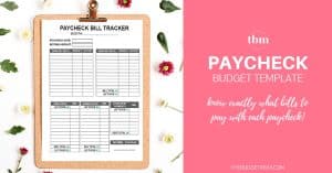 If you are a paycheck budgeter like me, you have probably struggled with finding a budget template that works! If you use the cash envelope method and budget your income based on when you get paid, this is the budget template for you!