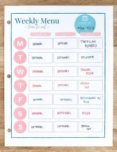 Are you looking for quick and easy meal planning recipes? Here is every recipe that I used for my meal plan in September! You can make most of them in thirty minutes or less!