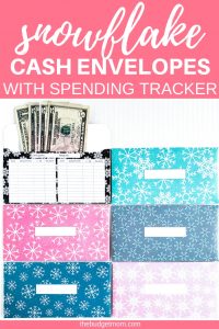 Do you use the cash envelope method for your budget? Organize your cash and stick to your budget by keeping track of your cash spending. These are great for the Dave Ramsey budget system. Get ready for winter by adding these fun snowflake cash envelopes to your budget!