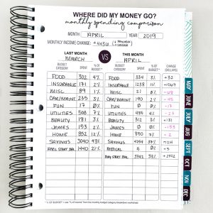 A detailed look into my April 2019 budget. How I budget every dollar and make sure my spending is aligning with my financial goals.