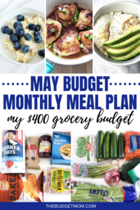 May Meal Plan Budget