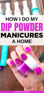 Saving money doesn't mean giving up everything you enjoy. Here's a step-by-step guide that shows how I do my own dip powder nails at home and save a bundle.