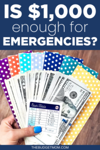 Having an emergency fund is crucial on your financial journey and in life. But, is the $1,000 emergency fund enough to protect your family or should you have more?