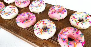 Who doesn't love a delicious donut in the morning? Better yet, donuts that don't require yeast or frying! Skip your next trip to Krispy Kreme and make your own donuts from home!